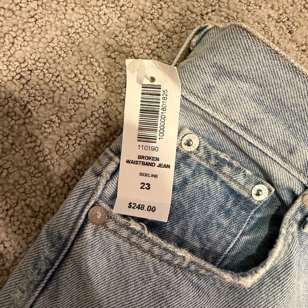 Agolde Broken Waistband Jeans Straight Leg - Picture 6 of 6